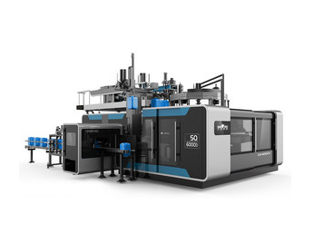 SQ-1 ~ 30L Obrotowa maszyna do formowania z rozdmuchem Sześć form High Speed ​​do tworzyw sztucznych Hdpe