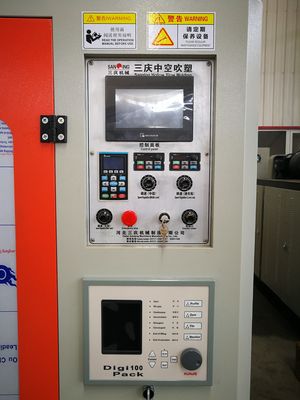 300 SZTUK / HR 5000 ml PE Jerry Can Blow Molding Machine Sterowanie PLC